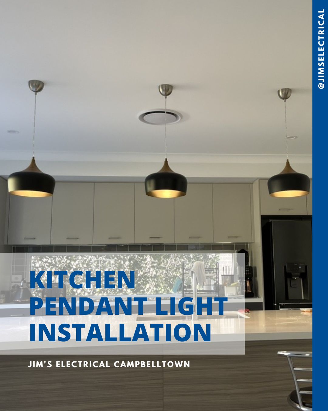 Kitchen Pendant Light Installation